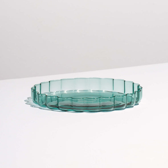 Wave Plate in Teal by Fazeek