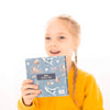Girl with ocean box