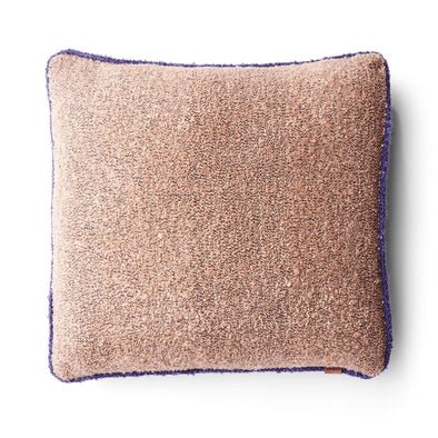 Peach Fuzz Square Boucle Cushion 
