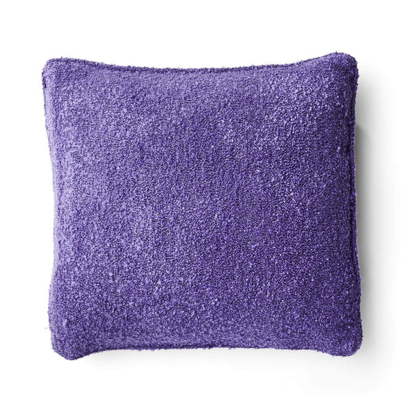 Peach Fuzz Square Boucle Cushion 
