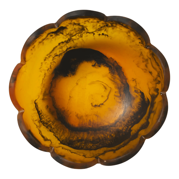 Petal Bowl in Treacle by Sage and Clare