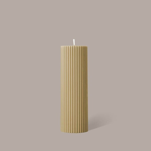 Wide Column Pillar Candle - Honey by Black Blaze