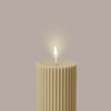 Wide Column Pillar Candle - Honey by Black Blaze