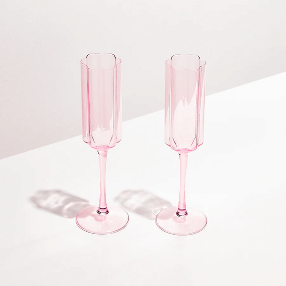 Wave Flute Set in Pink