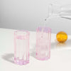 Wave Highballs in Pink