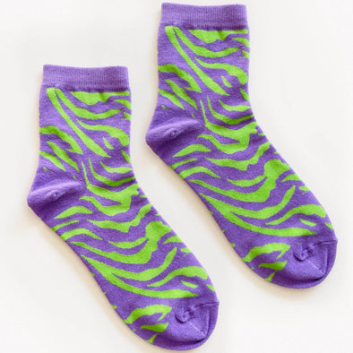 Zebra Adult Socks
