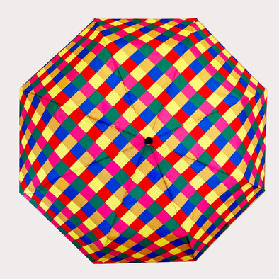 Coloured Checkers Umbrella