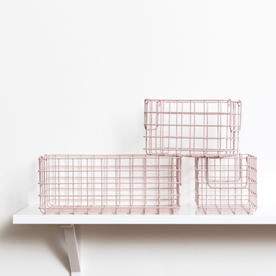 Mustard Made Baskets in BLUSH