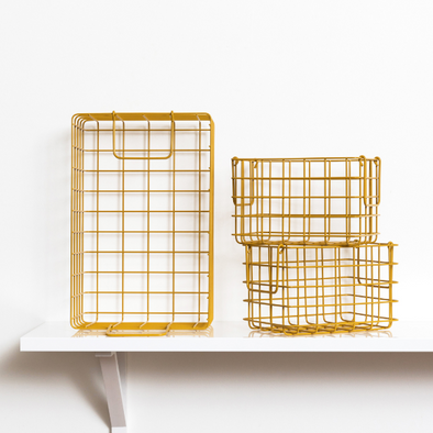 Mustard Made Baskets in MUSTARD