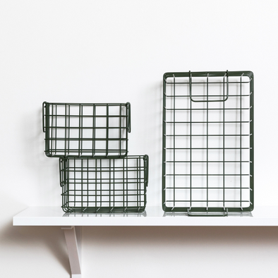 Mustard Made Baskets in OLIVE