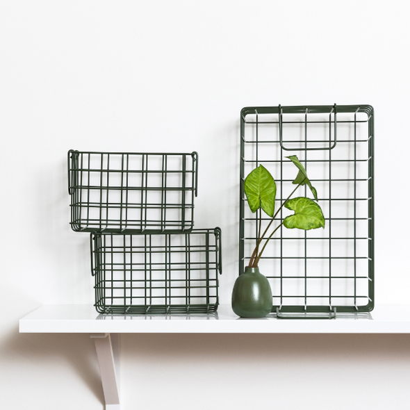 Mustard Made Baskets in OLIVE