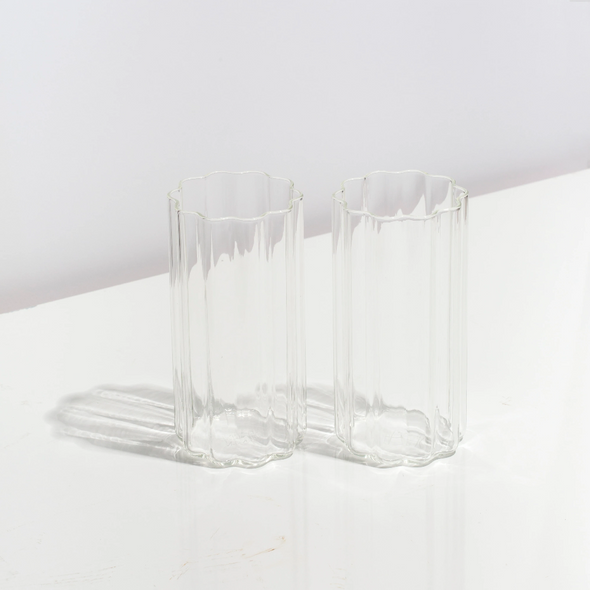 Wave Highballs in Clear