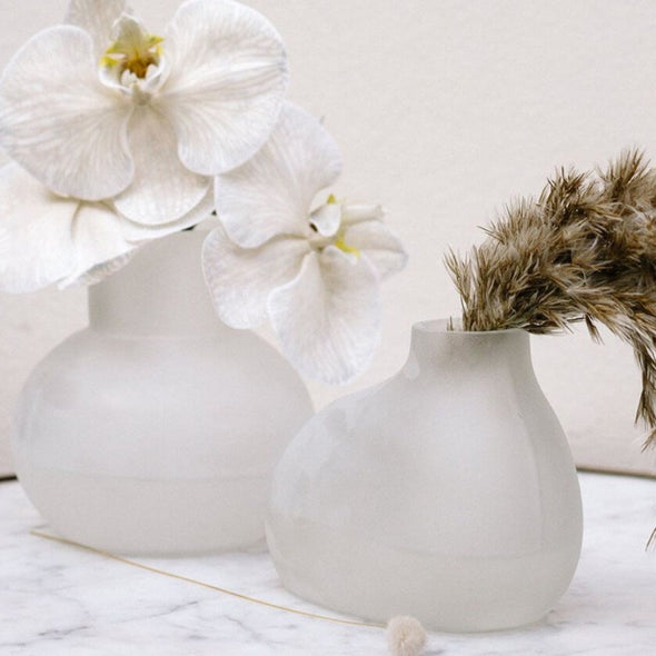 Bulb Vase in Frost