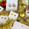 Silver Christmas Earrings