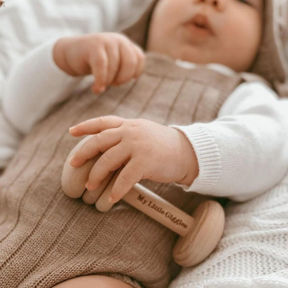 Keepsake Timber Rattle by My Little Giggles