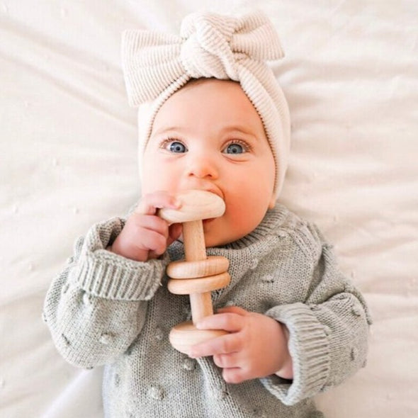 Keepsake Timber Rattle by My Little Giggles