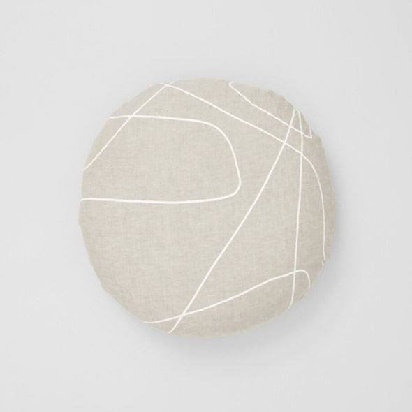 Spot Cushion in Obscure White