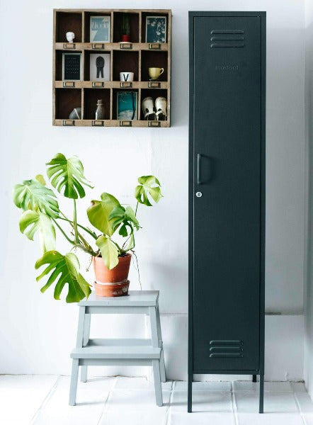 The Skinny Locker In Slate by Mustard Made