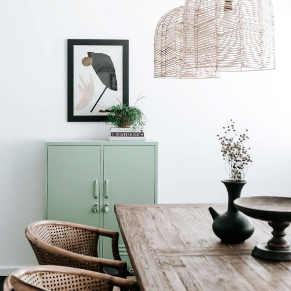 the midi in sage by Mustard Made