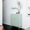 the midi in sage by Mustard Made