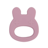 Bunny Teether in Dusty Rose