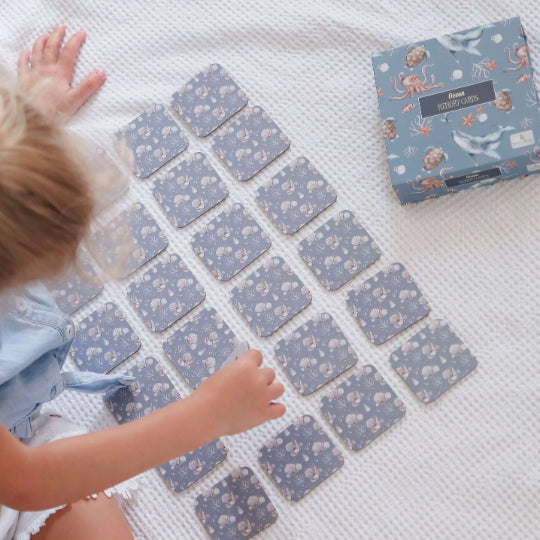 Memory game in play
